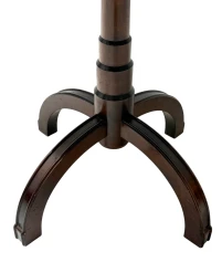 Art Deco Tilt-Top Table, Solid Walnut & Burl, Swedish Design, 1930s
